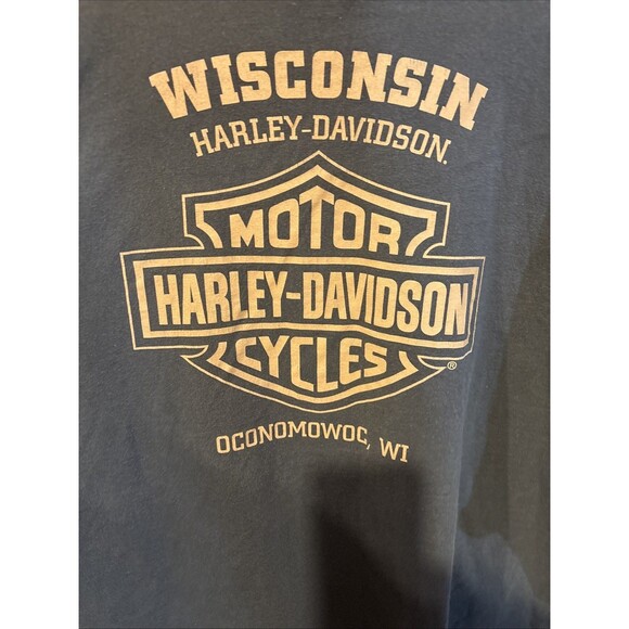 Harley Davidson HD Mens Bravado Cotton T-Shirt RN #W 55774 Motorcycles - Picture 6 of 10